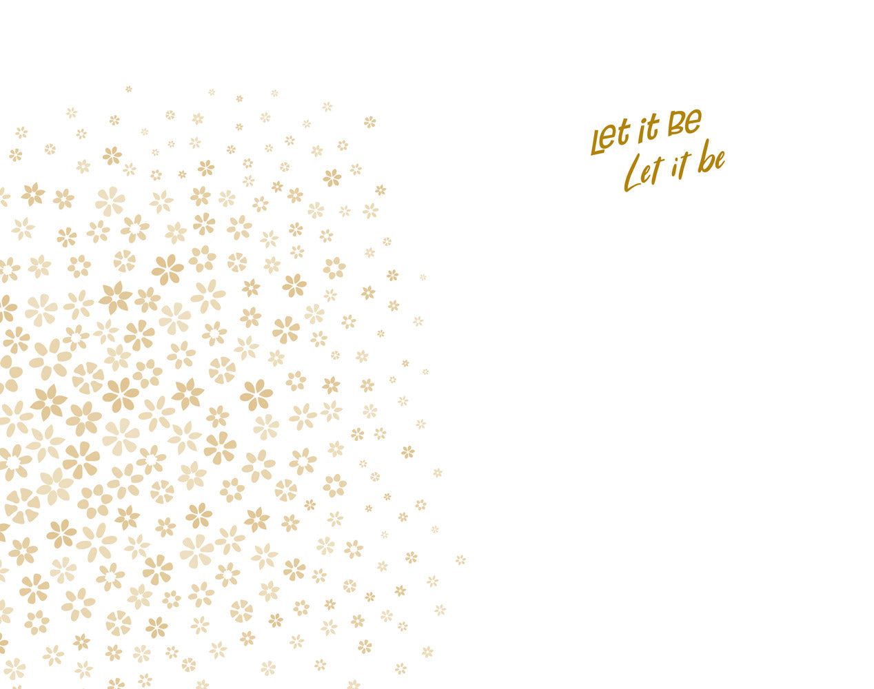 Birthday Card Let It Be