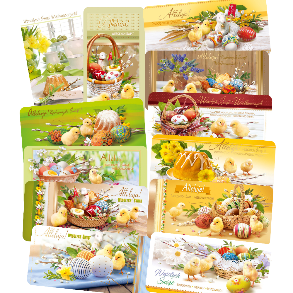 Polish Greeting Cards Easter Decorations - DL