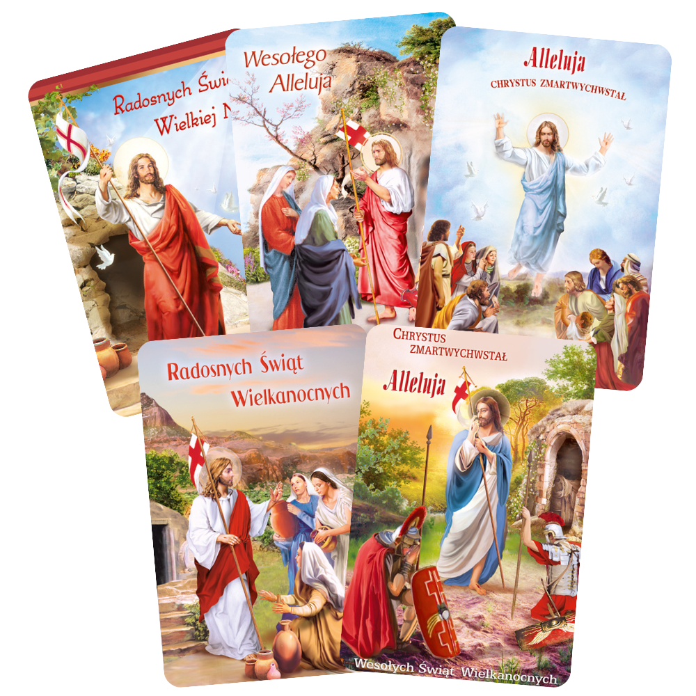 Polish Greeting Cards Easter Religous 3D - K2P