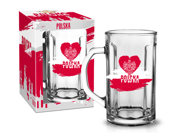Beer Mug Nicol 500ml (17 fl oz) Heart