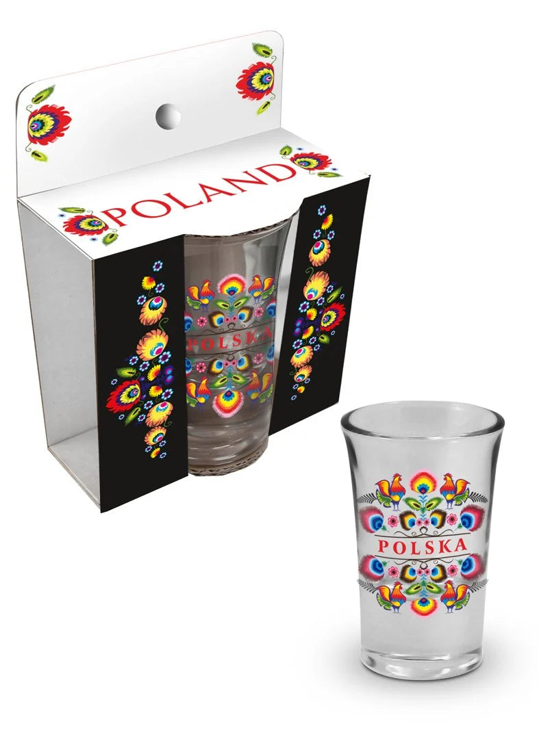 FOLK - Shot glass 35ml (1.2 fl oz) Folk 2 (transparent)