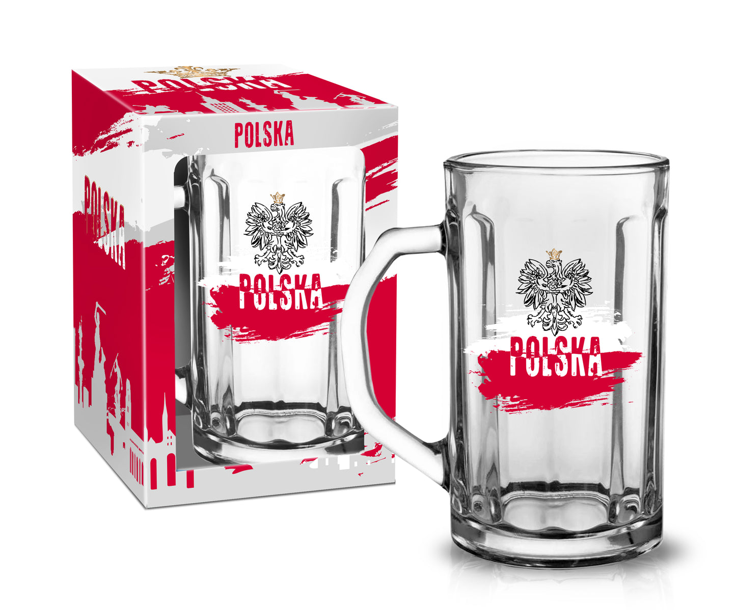 Beer Mug Nicol 500ml (17 fl oz) Polish Eagle