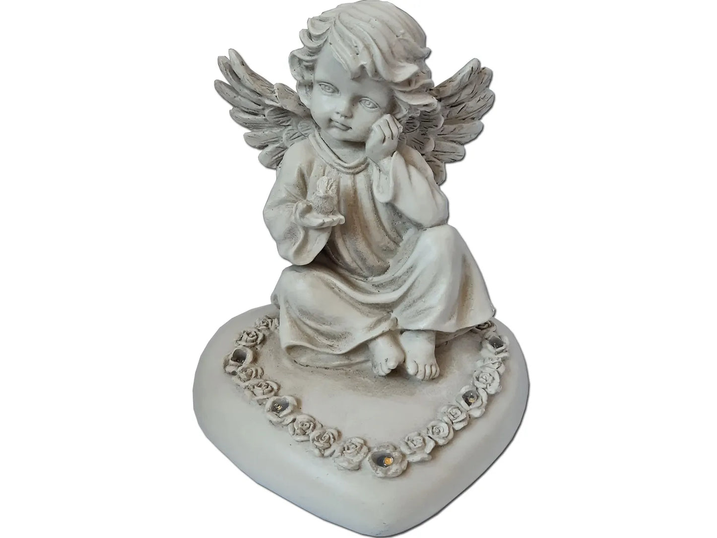 LED angel figurine (Male) - batteries not included