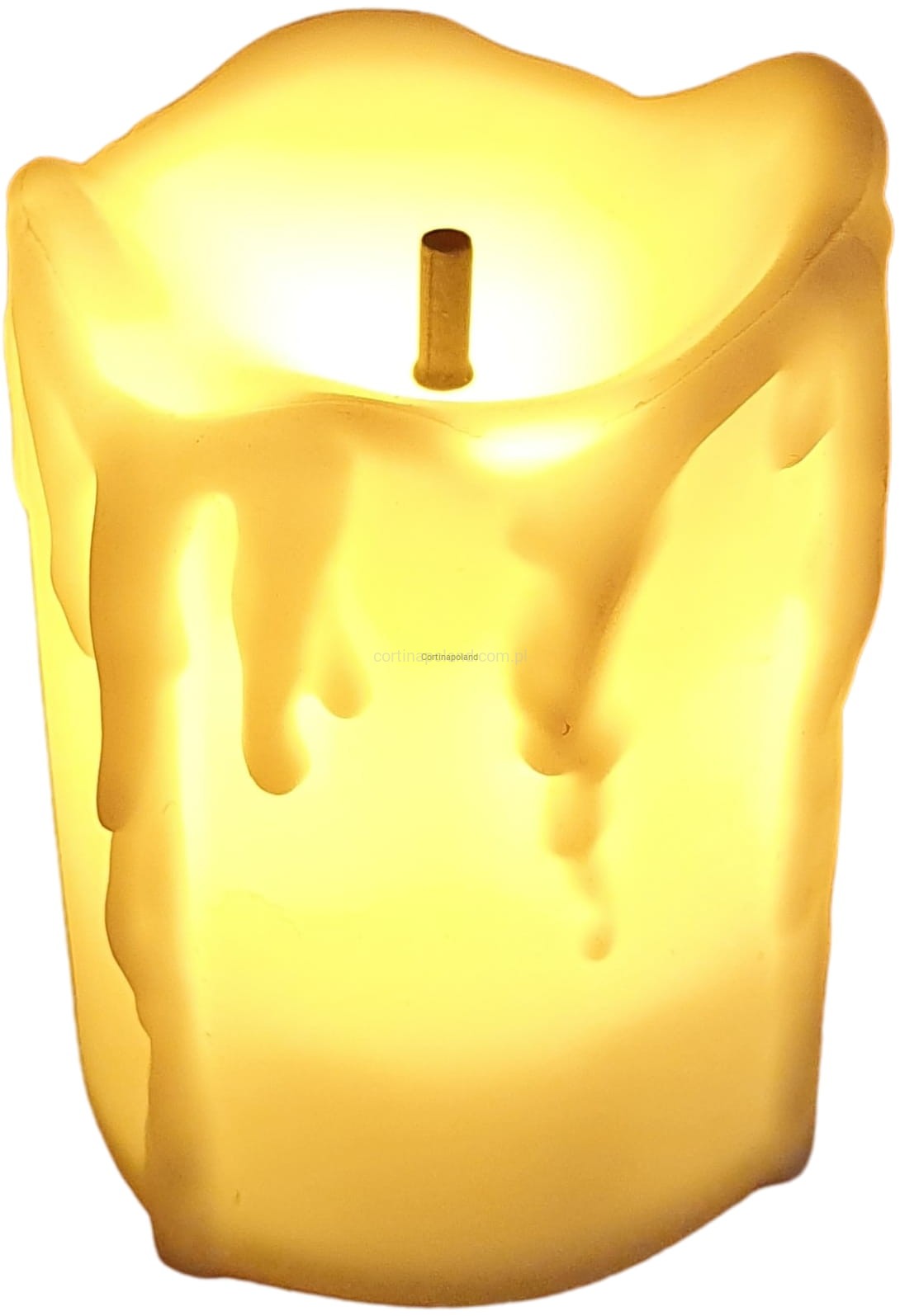 LED Candle (Cross)  - Warm white color - batteries included