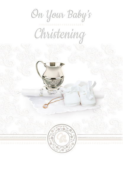 Greeting Card - On Your Baby's Christening - A5N