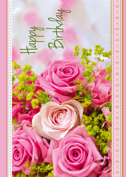 Birthday Card - Happy Birthday fo Her - A5N