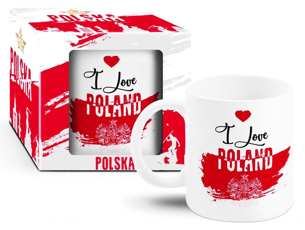 Poland Mug BOSS 300ml (10fl oz) I LOVE POLAND