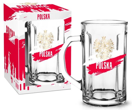 Beer Mug Nicol 500ml (17 fl oz) Polish Golden Eagle