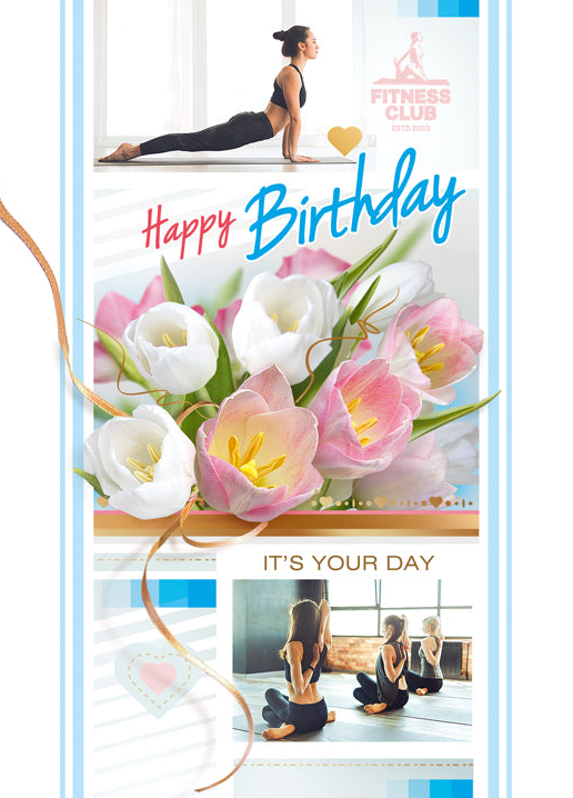 Birthday Card - Happy Birthday - A5N