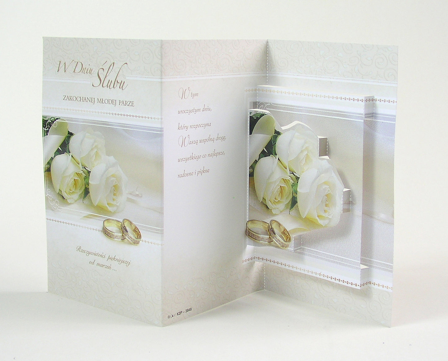 Polish Greeting Cards Wedding 3D - K2P