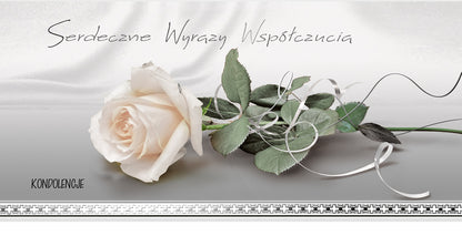 Polish Greeting Cards Condolences - DL
