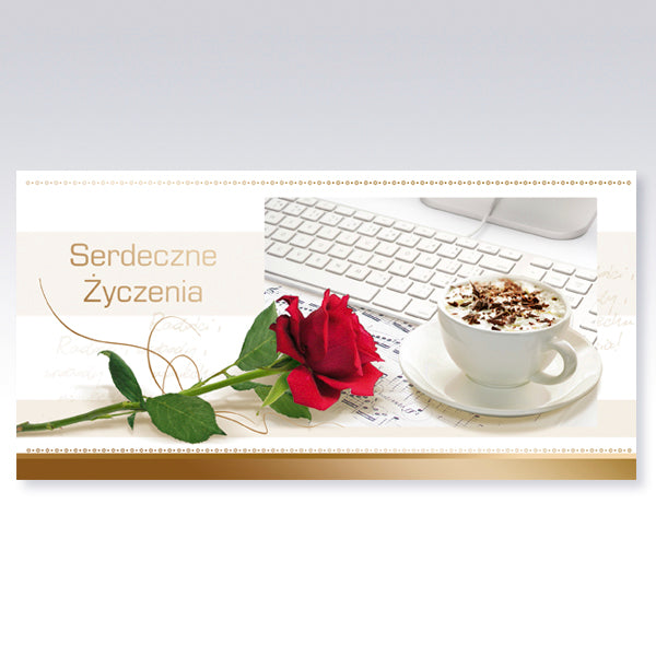Polish Greeting Cards Flowers - DL