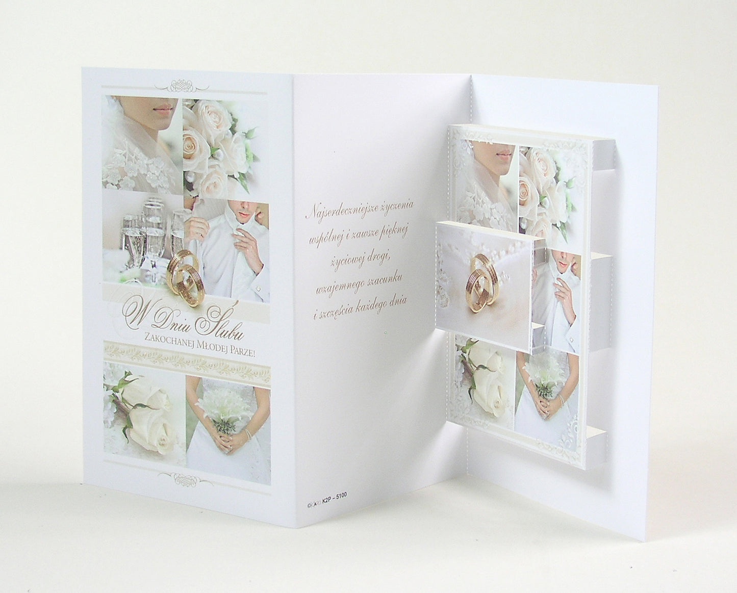 Polish Greeting Cards Wedding 3D - K2P