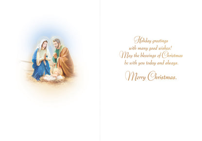 Greeting Card - Merry Christmas and Happy New Year - B6L