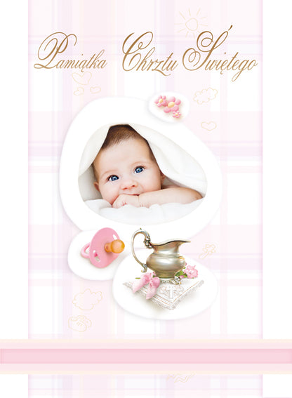 Polish Greeting Cards Baptism 3D - A5P