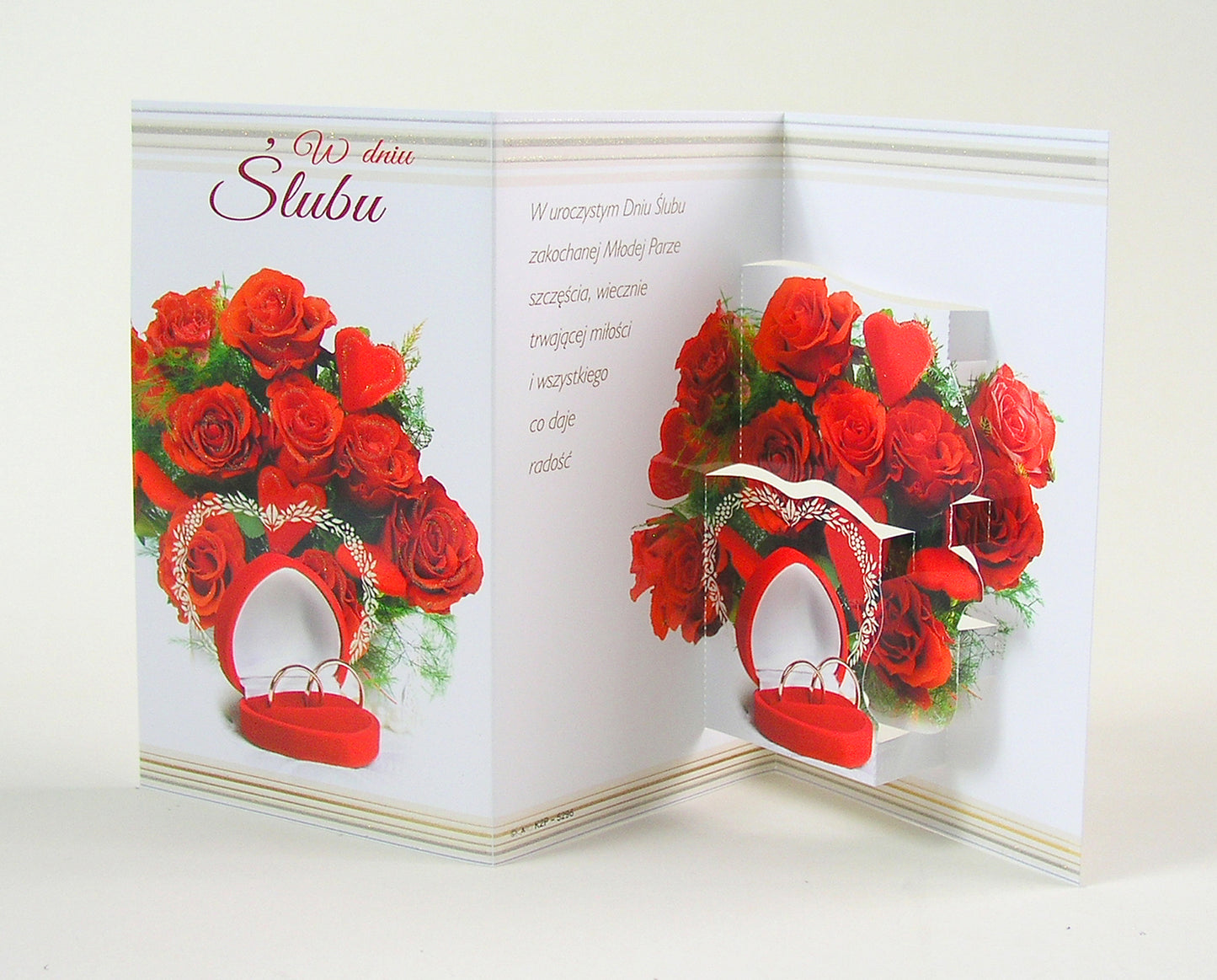 Polish Greeting Cards Wedding 3D - K2P