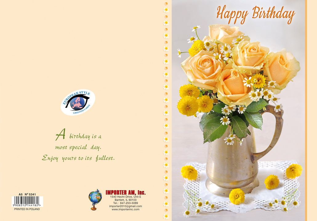 Birthday Card - Happy Birthday for Her - A5N