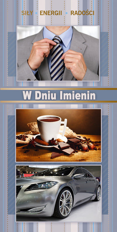Polish Name Day Cards For Him - DL