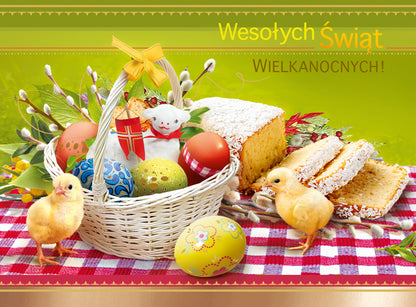 Polish Greeting Cards Easter Decoration 3D - A5P
