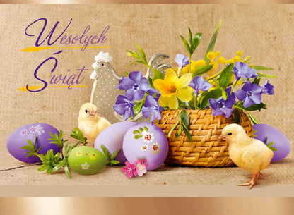 Polish Greeting Cards Easter Decoration 3D - A5P
