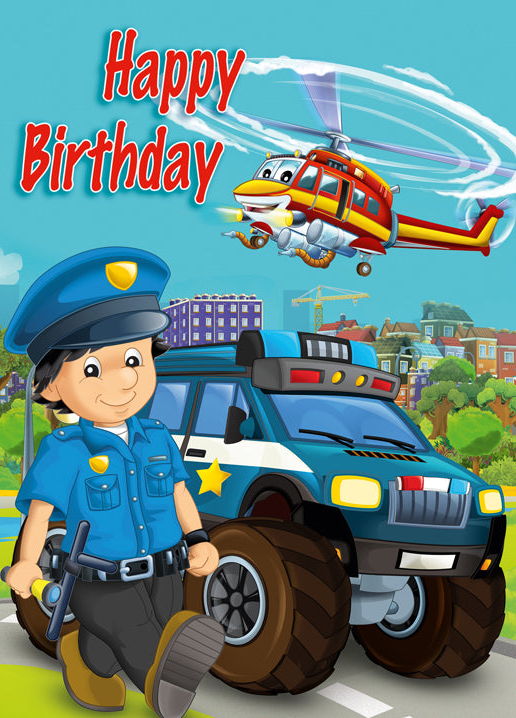 Birthday Card - Happy Birthday for Boys - A5N