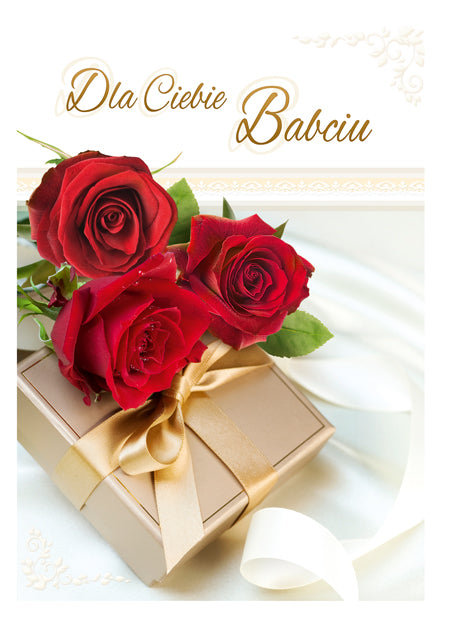 Polish Greeting Cards for Grandma - B6