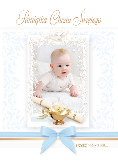 Polish Greeting Cards Baptism 3D - A5P