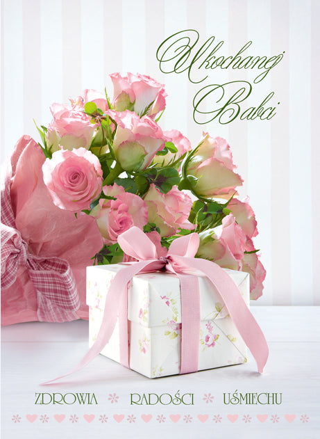 Polish Greeting Cards for Grandma - B6