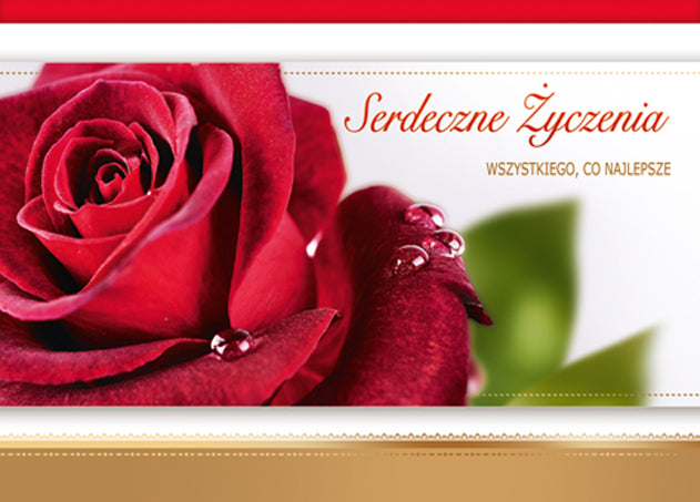 Polish Greeting Cards Flowers - B6