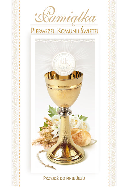 Polish Greeting Cards First Communion - B6