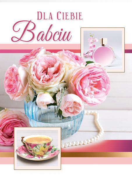 Polish Greeting Cards for Grandma - B6