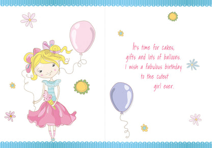 Birthday Card - Happy Birthday for Girls - B6L