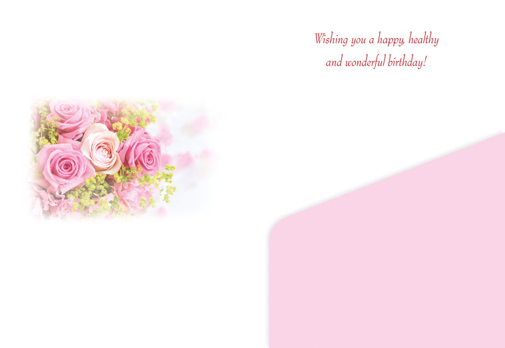 Birthday Card - Happy Birthday fo Her - A5N