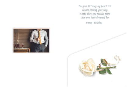 Birthday Card - Happy Birthday for Him - A5N