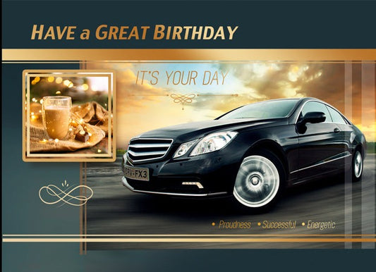 Birthday Card - Happy Birthday for Him - B6L