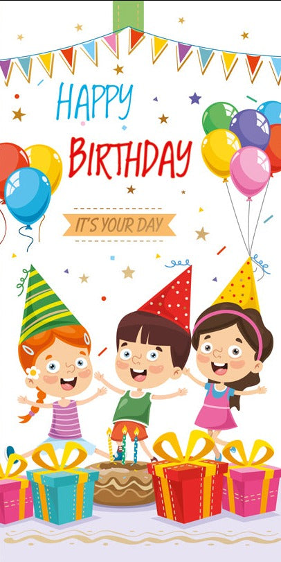 Birthday Card - Happy Birthday for a Kid - DL