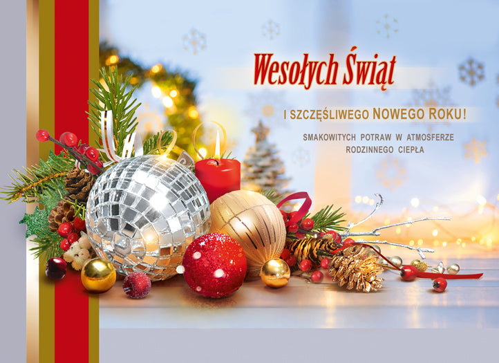 Polish Greeting Cards Christmas - A5P