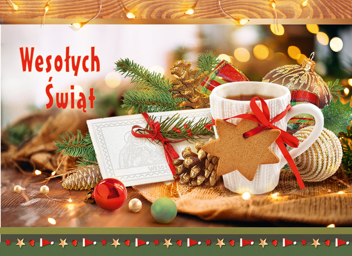 Polish Greeting Cards Christmas - A5P