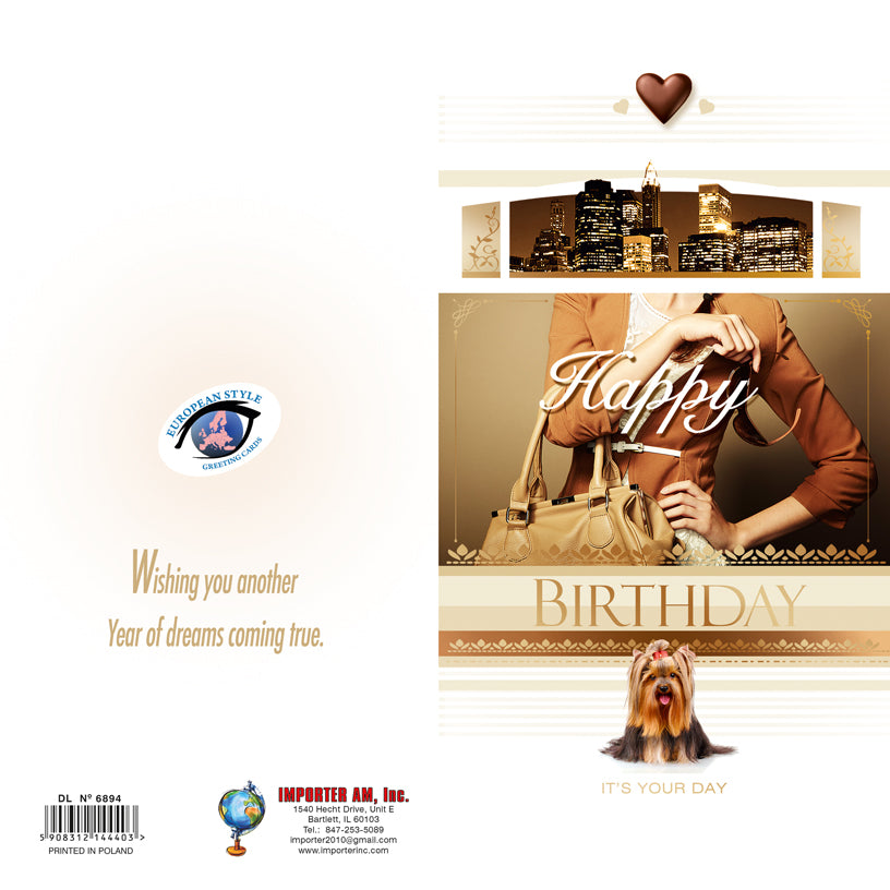 Birthday Card - It's Your Day - DL