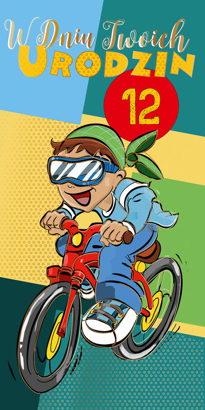 Polish Birthday Cards For Kids with Changeable Year Set 2 - DL