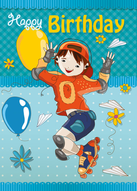 Birthday Card - Happy Birthday for Boys - B6L