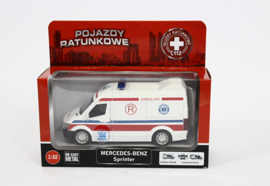 Toy Car - Mercedes Benz Sprinter 1:32 (Ambulance)