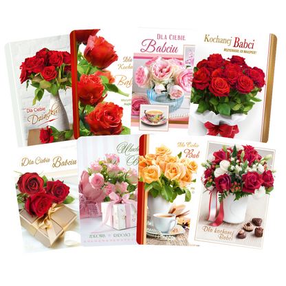 Polish Greeting Cards for Grandma - B6
