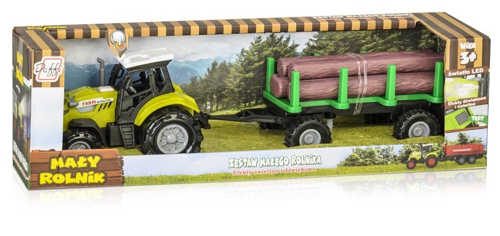 Toy Tractor with Timber Trailer