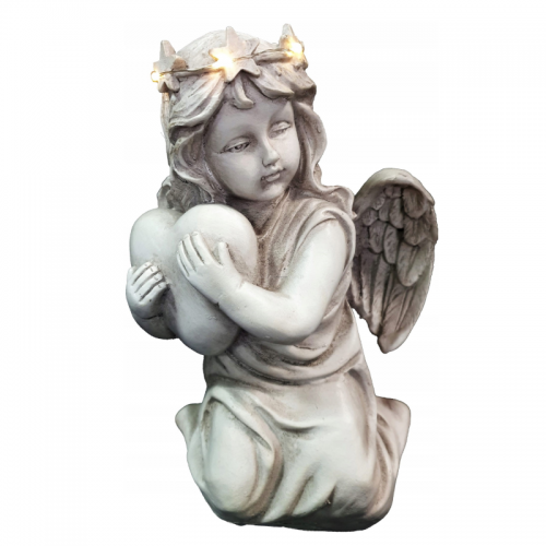 LED angel figurine (Female) - batteries not included