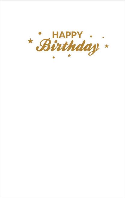 Birthday Card It's the Little Things (Gold)