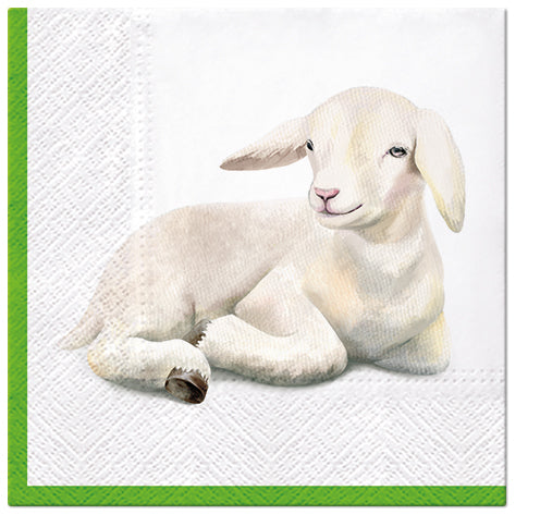 Easter Lamb Paper Napkins