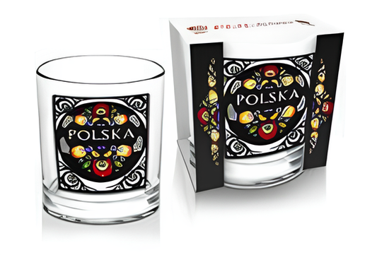 FOLK -Juice glass 300ml (10 fl oz) Folk 1 (black)