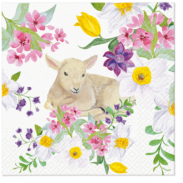 Easter Lamb Paper Napkins