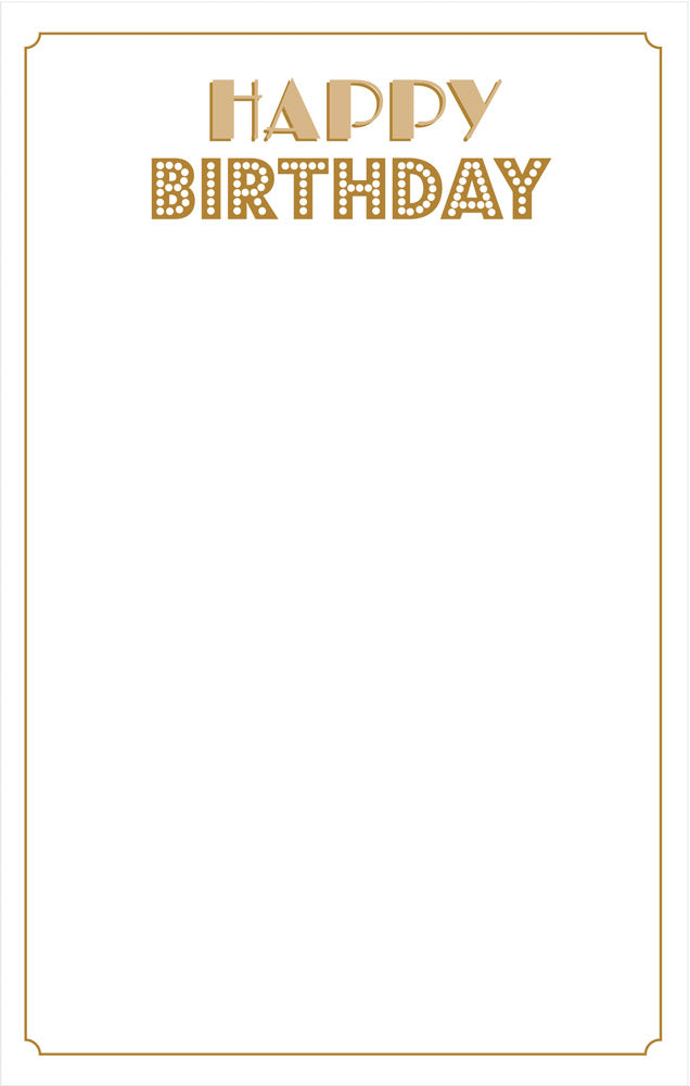 Birthday Card We All Have Two Lives